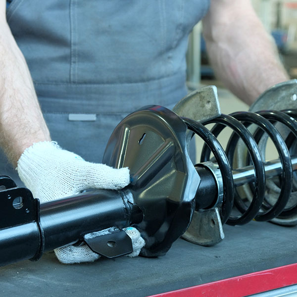 Car service. The suspension of the car
