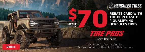 Hercules Tire Rebate
